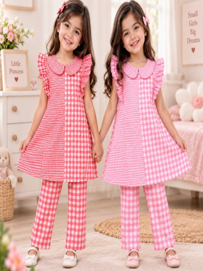 Red Pink Gingham combo
